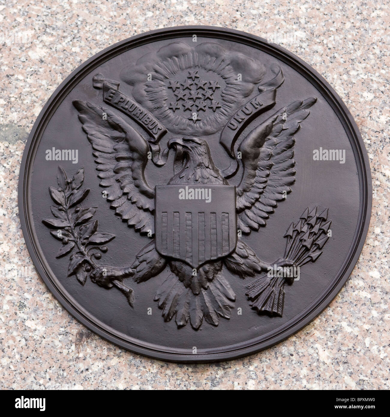 Große Siegel der Vereinigten Staaten Stockfoto