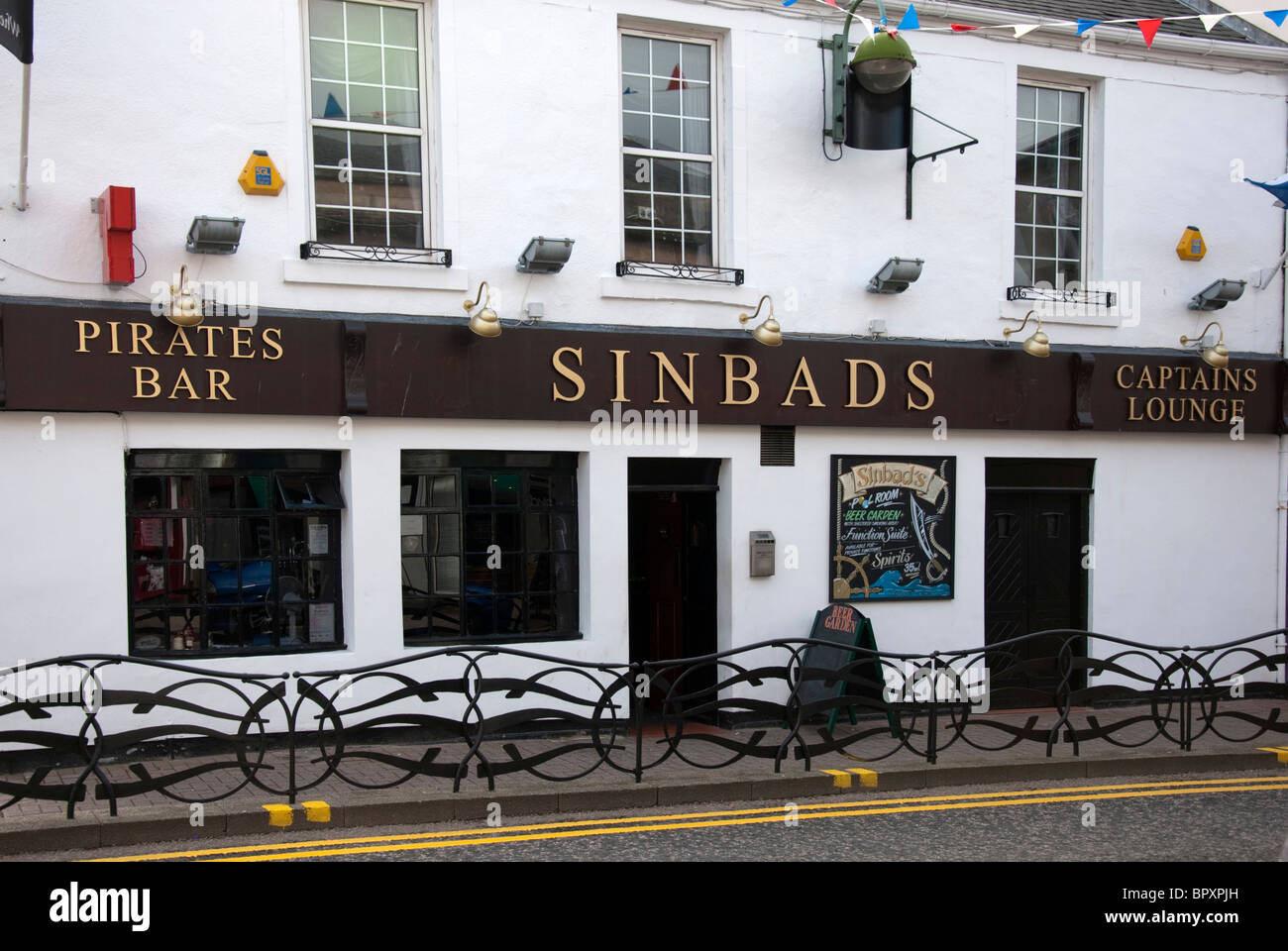 Sinbads Gastwirtschaft Argyll Street Dunoon Cowal Halbinsel Argyll Schottland Stockfoto