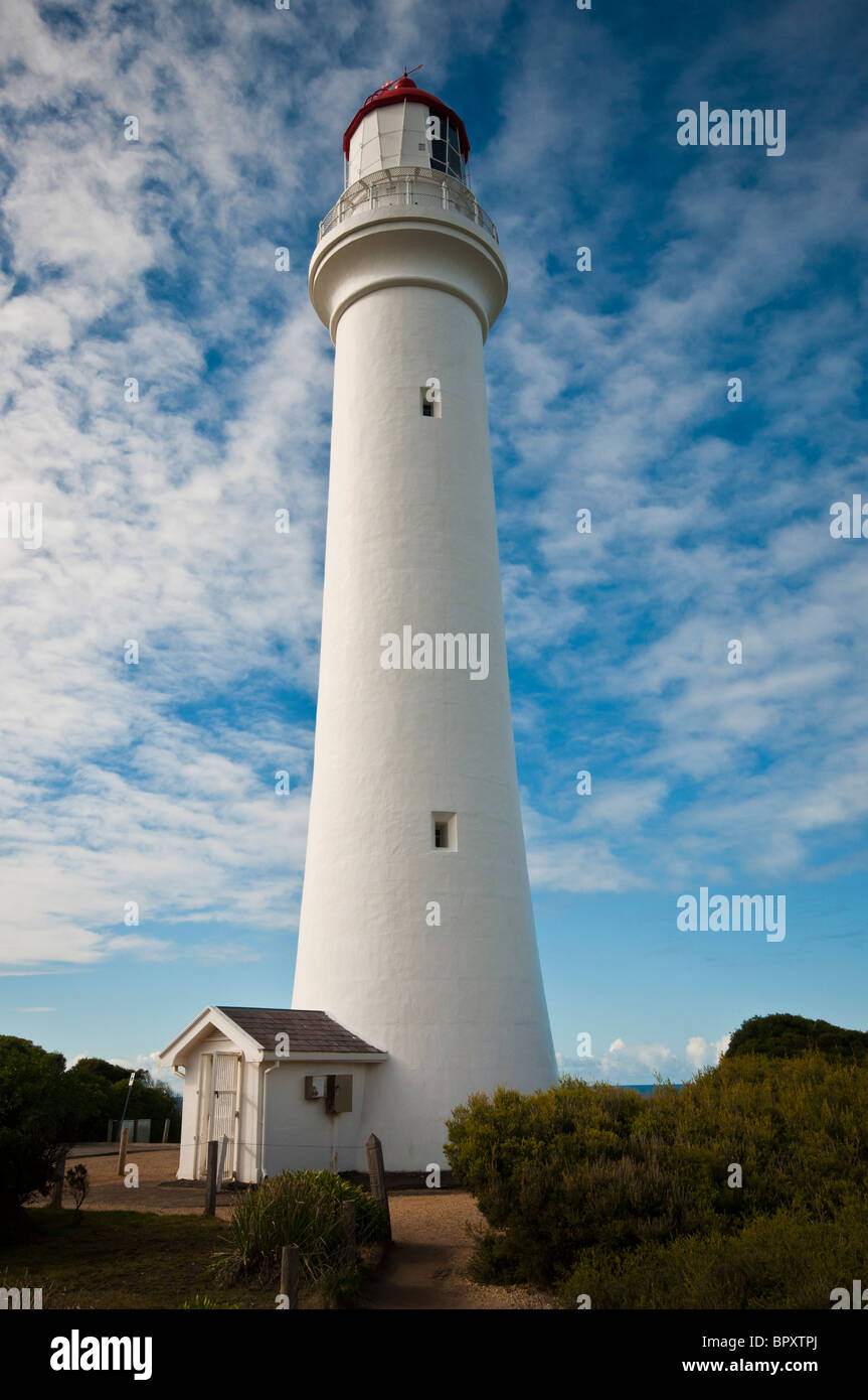 Split Point Lighthouse in der Nähe von Lorne in Victoria, Australien Stockfoto