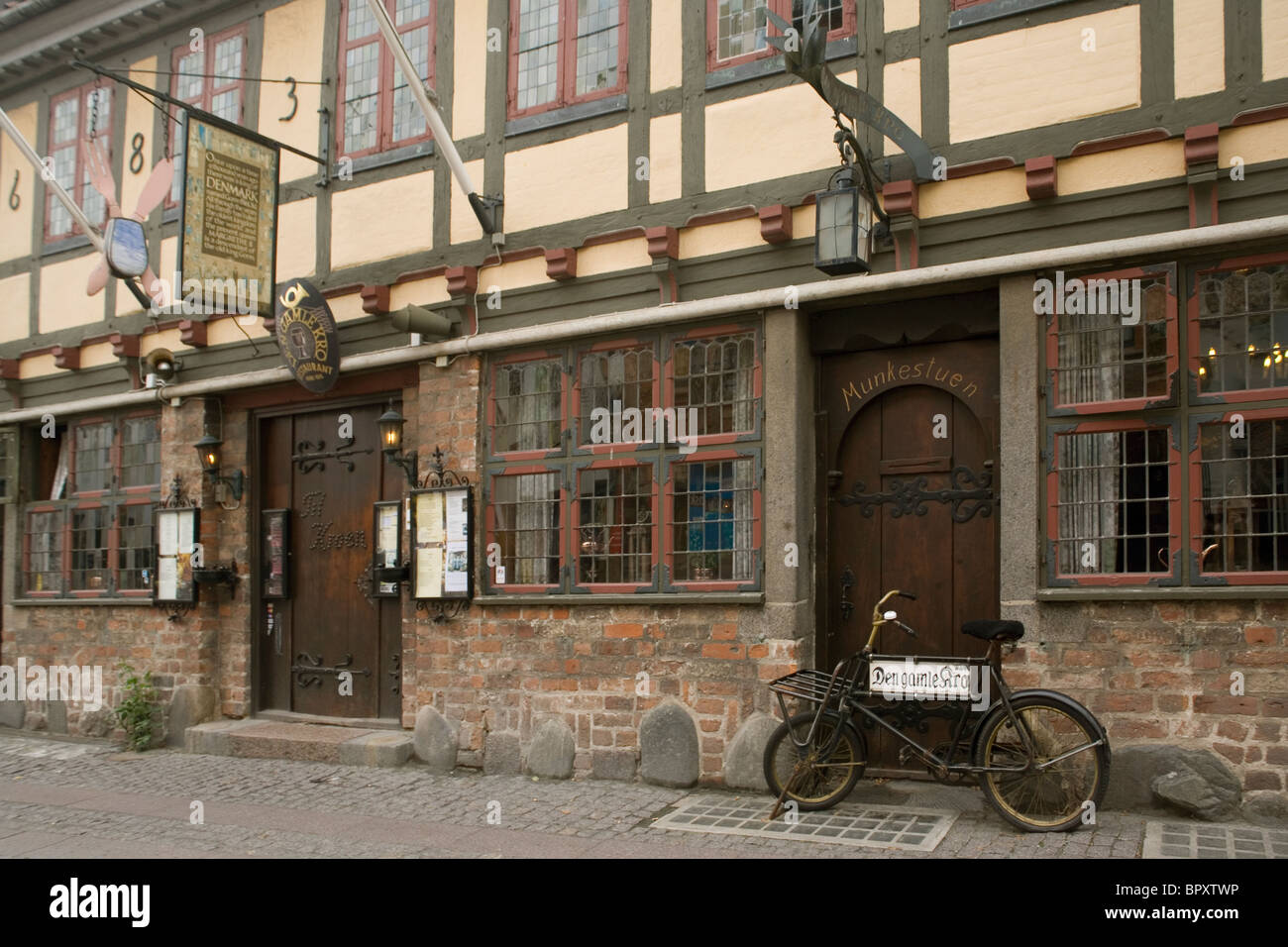 Dänemark Fünen Odense Inn in der Altstadt Stockfoto