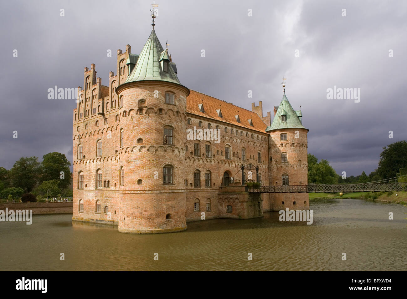 Dänemark Funen Egeskov Schloss Stockfoto