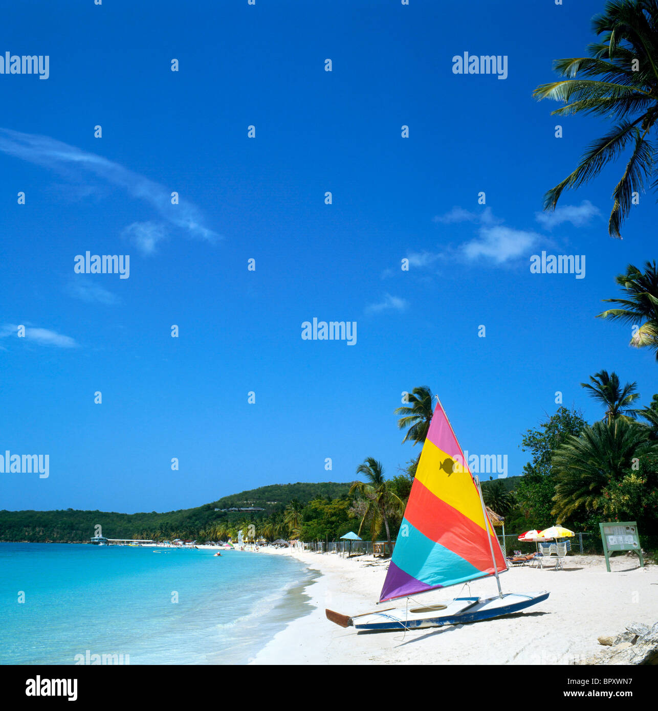 Dickenson Bay Beach, Antigua, West Indies, Caribbean Stockfoto