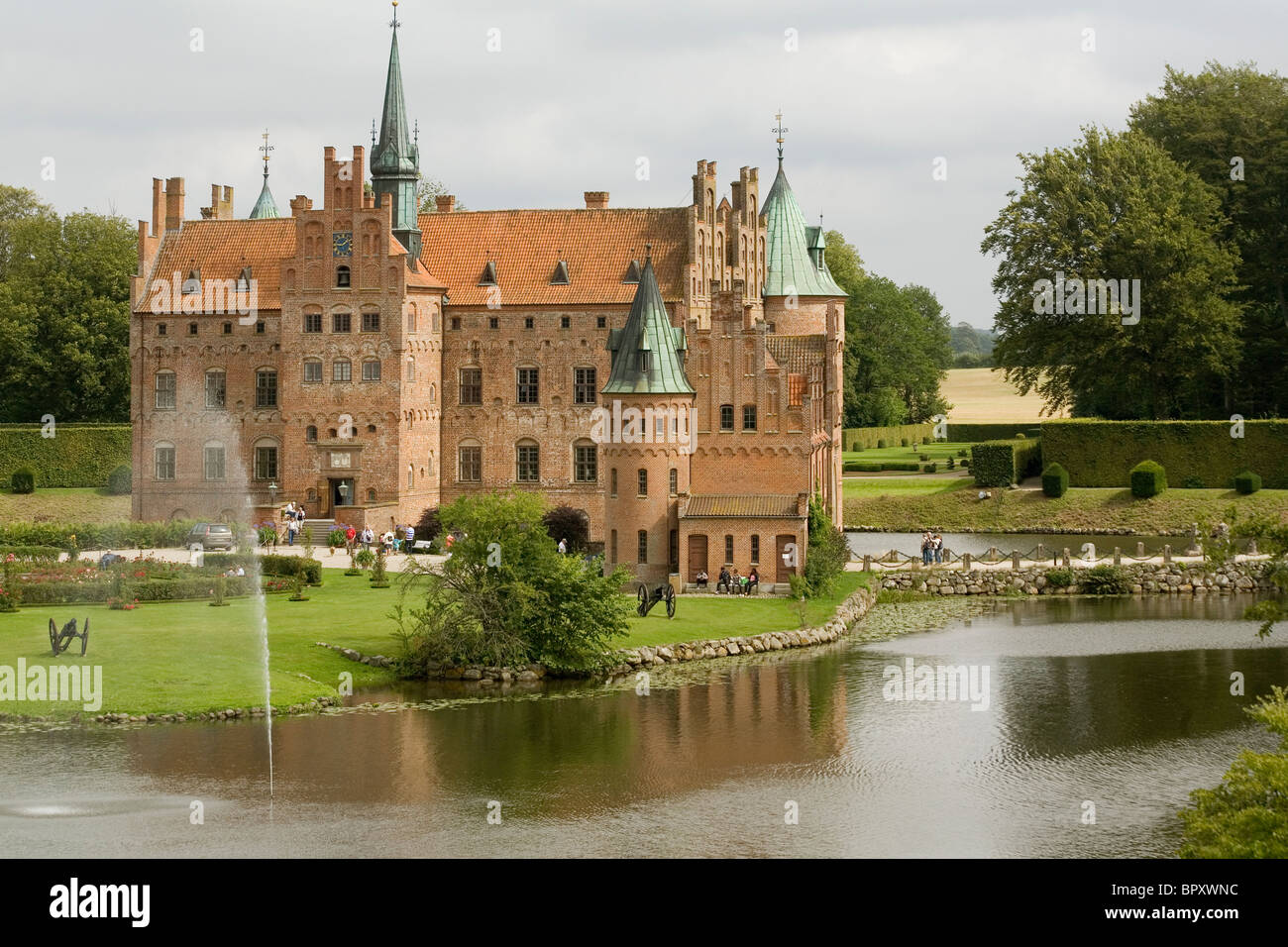 Dänemark Funen Egeskov Schloss Stockfoto