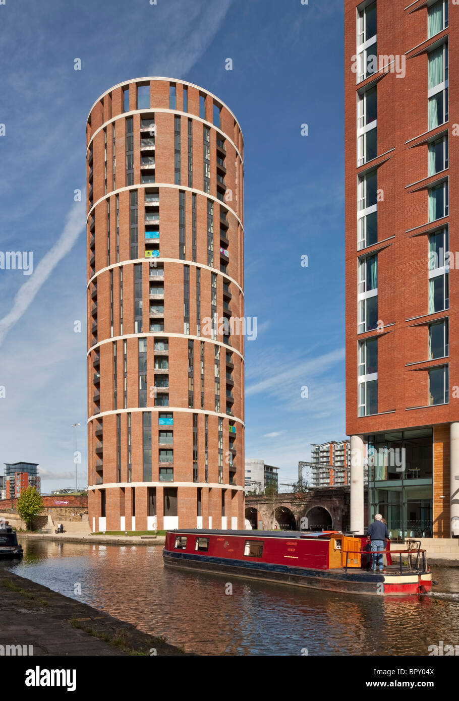 Kerze House Apartments - Getreidespeicher Wharf, Leeds. Stockfoto