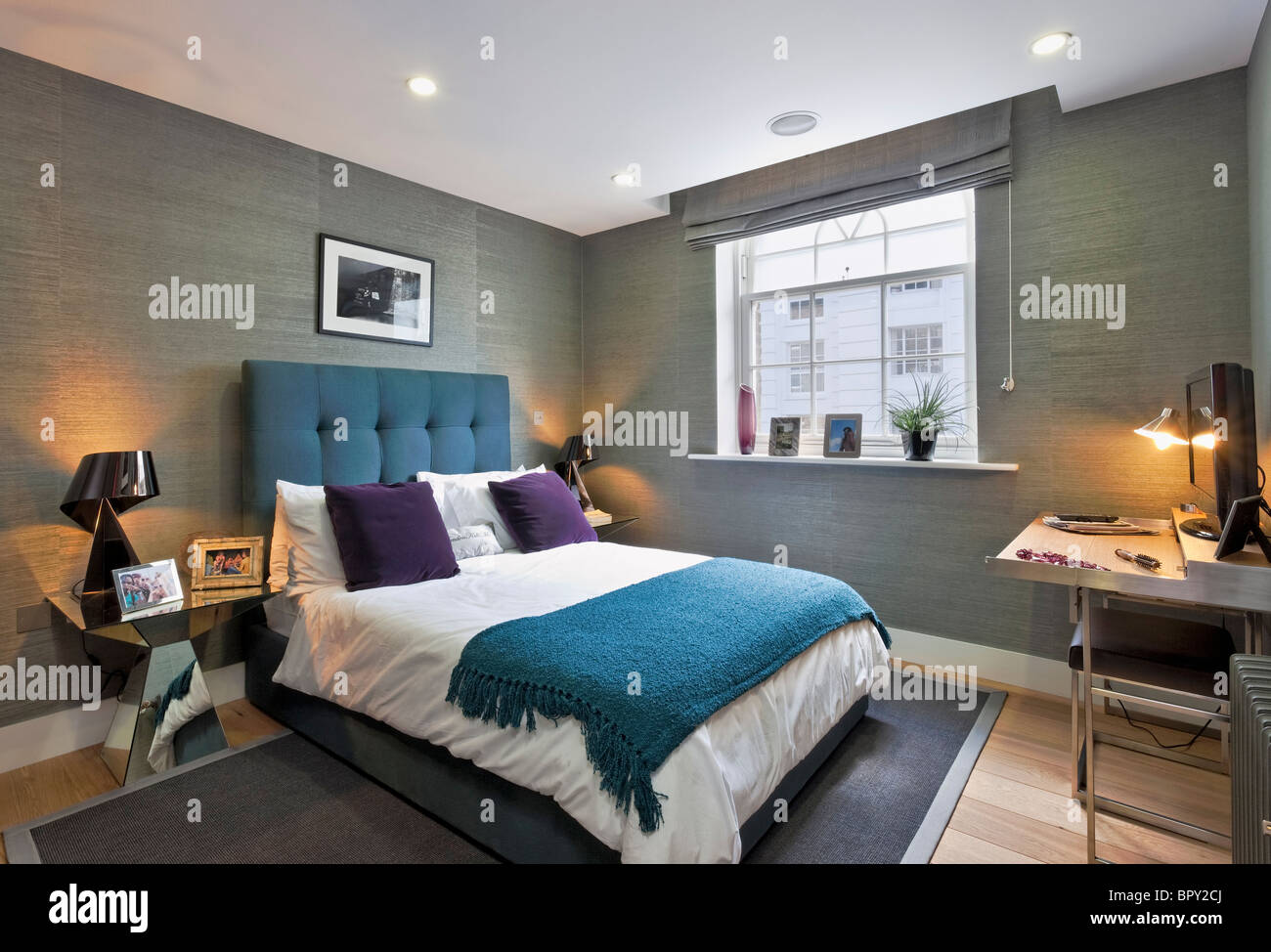 Die Henson Apartments - ein Luxus-Wohn-Entwicklung benannt nach Jim Henson am Kanal in Camden in London. Stockfoto