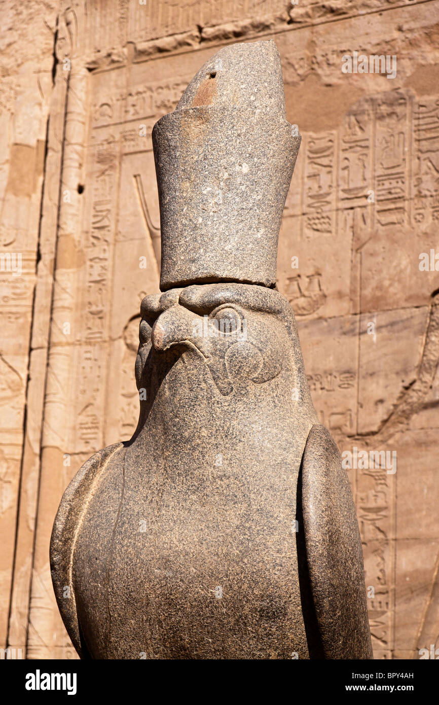 Ägypten Edfu Tempel des Horus Stockfoto