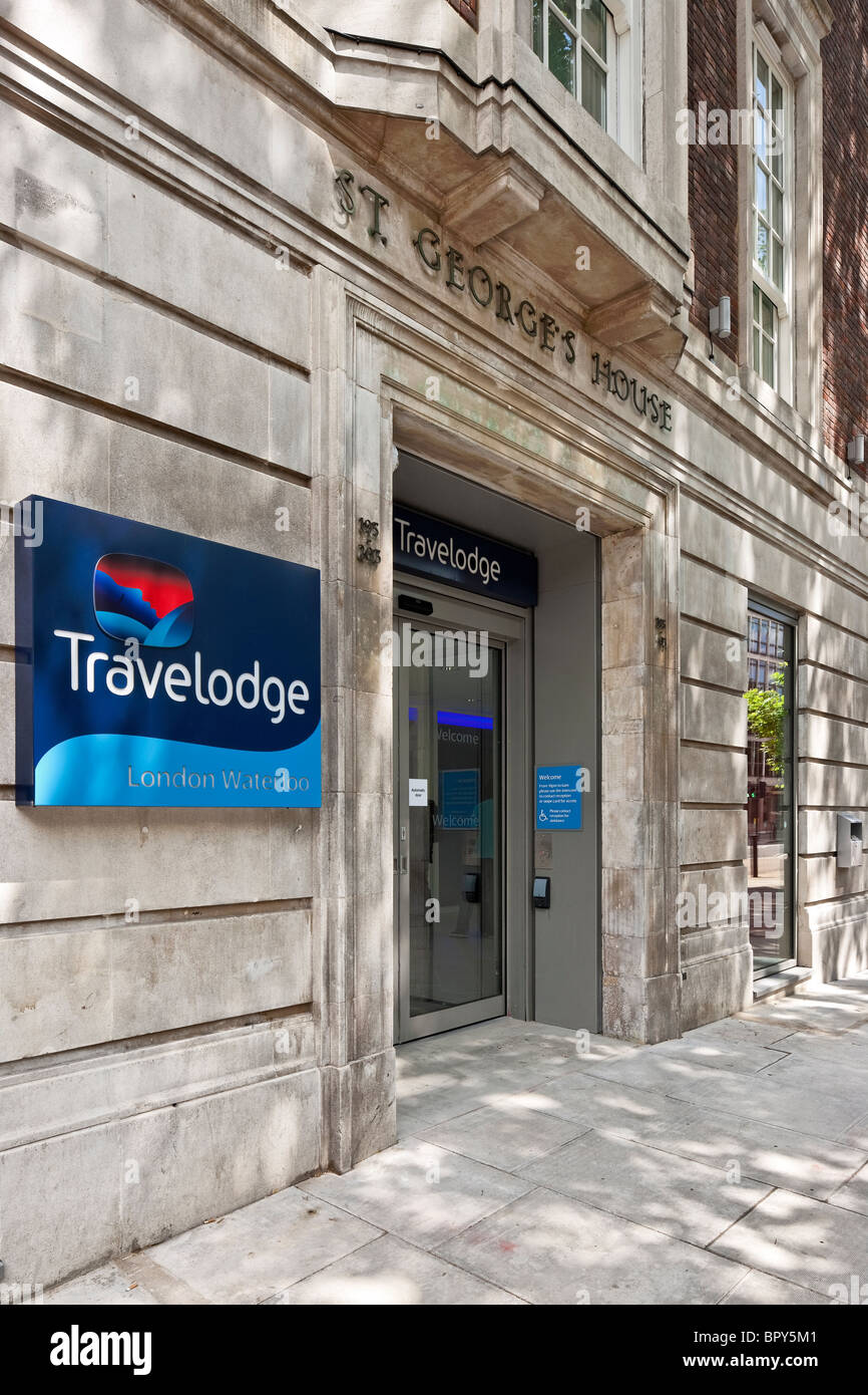 Travelodge Hotels in Waterloo, London. Stockfoto