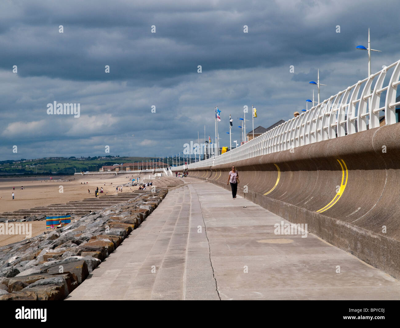 Aberavon Beach, Port Talbot, South Wales Stockfoto