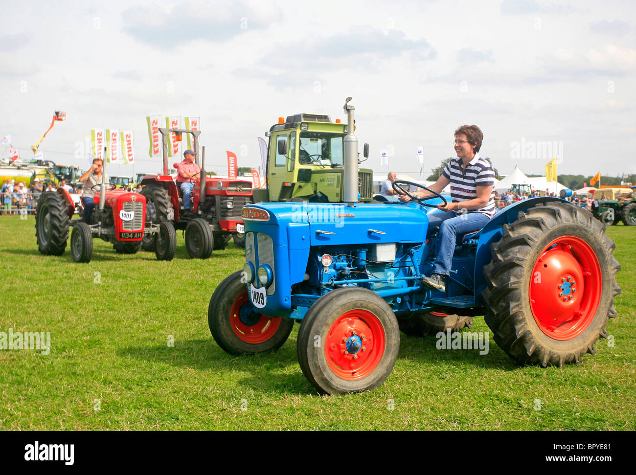 Oldtimer-Traktor Fordson Super Dexta Stockfoto