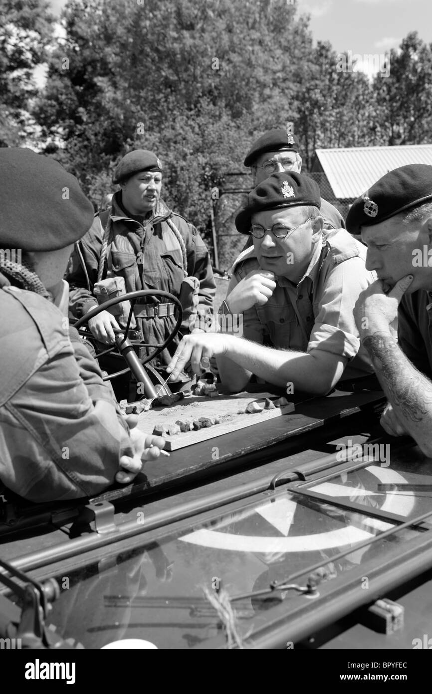 Soldaten der britischen Armee während des Builds bis zum d-Day Stockfoto