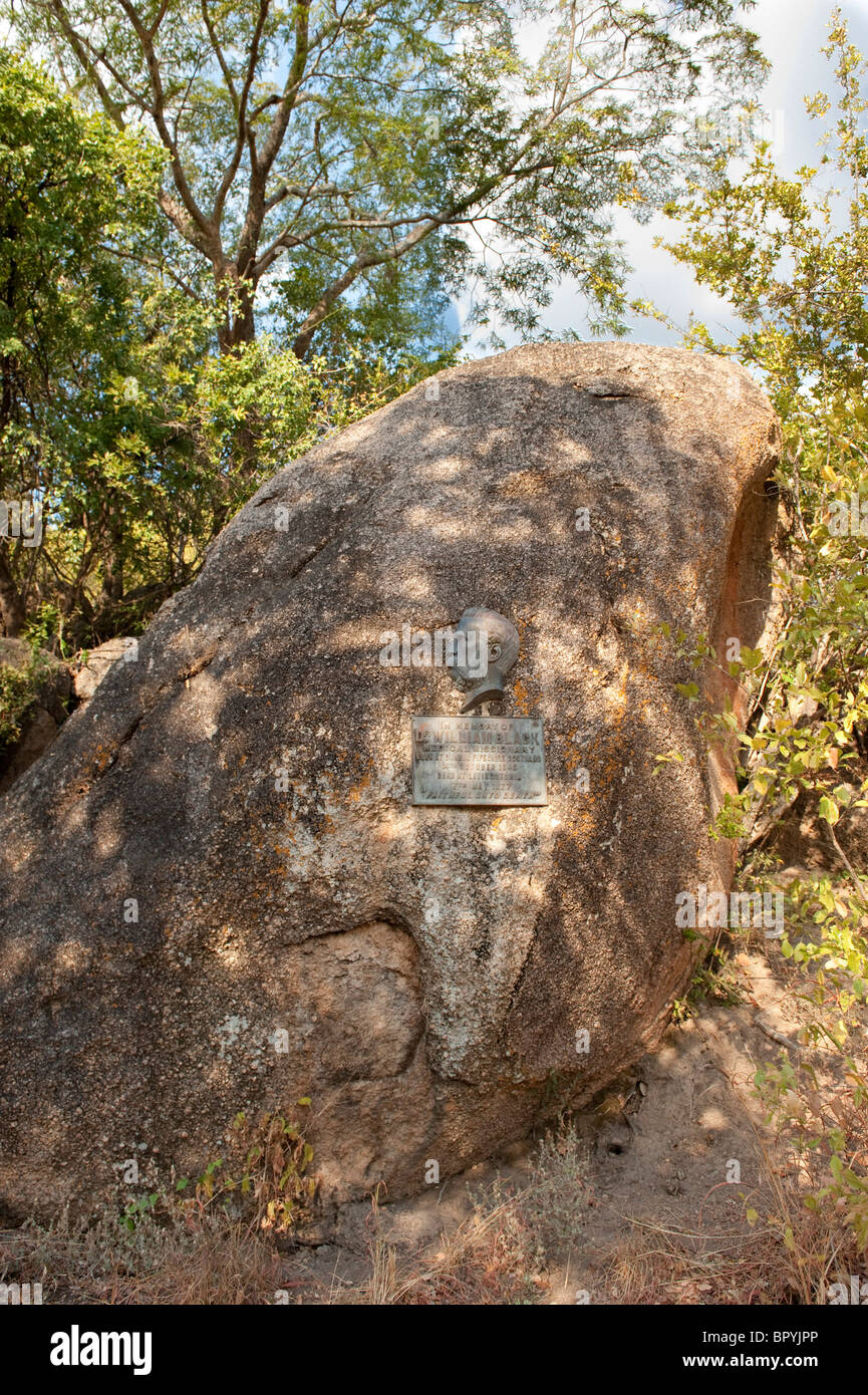 Missionarische Gräber, Cape Maclear, Malawi Stockfoto