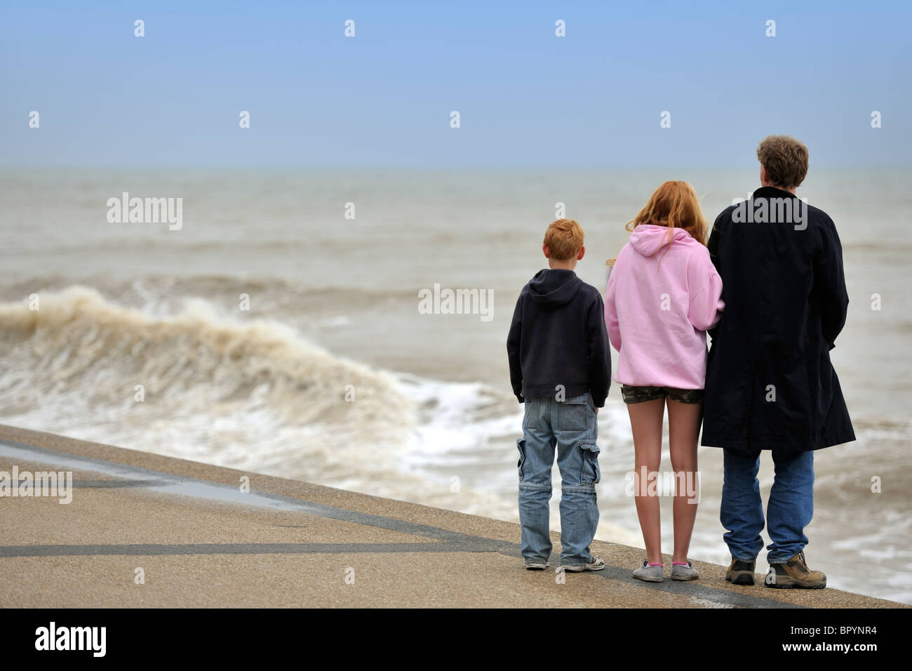 Blick auf das Meer Stockfoto