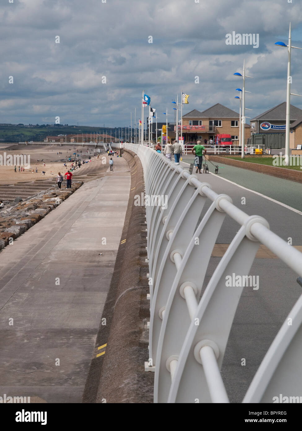 Aberavon Beach, Port Talbot, South Wales Stockfoto