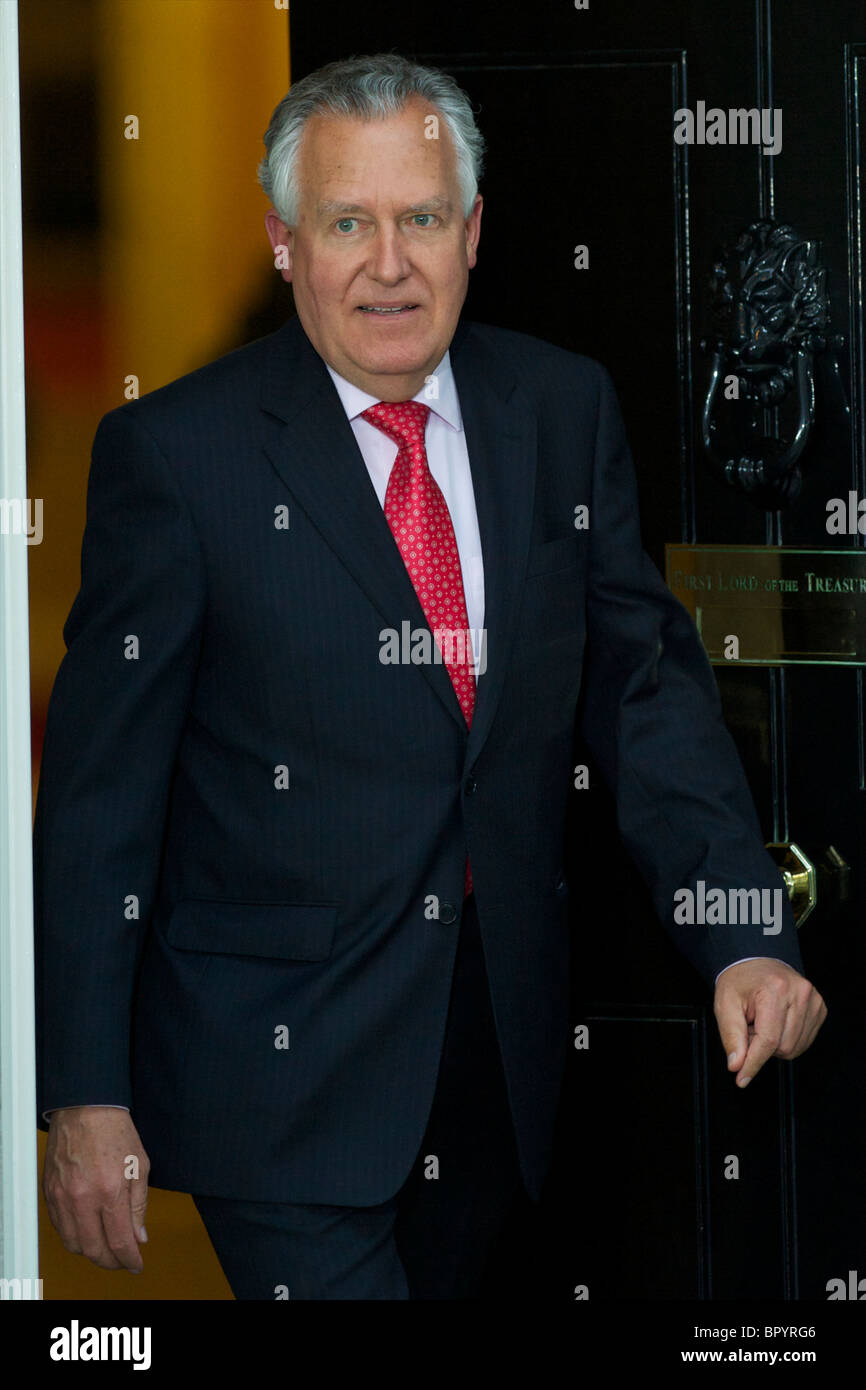 Peter Hain verlassen Nummer 10 Downing Street Stockfoto