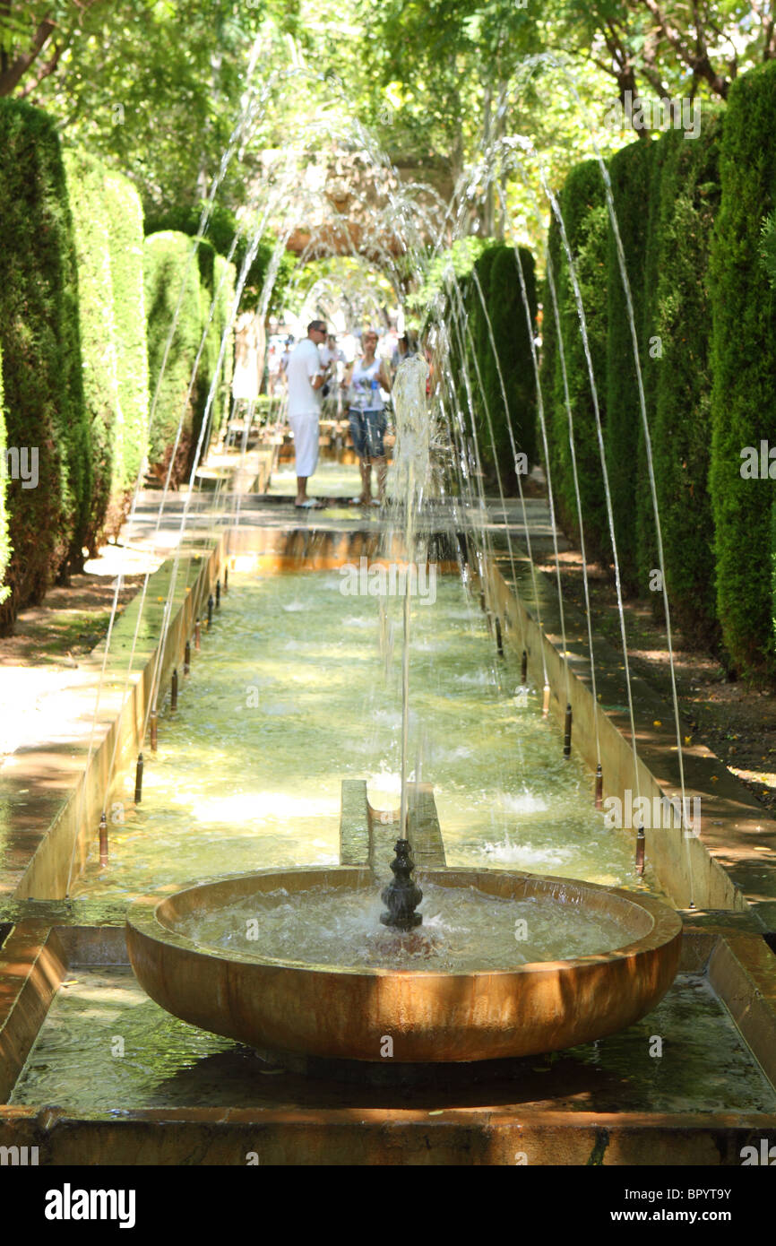 Palma Mallorca Brunnen und Gärten der S'Hort del Rei Könige Gärten