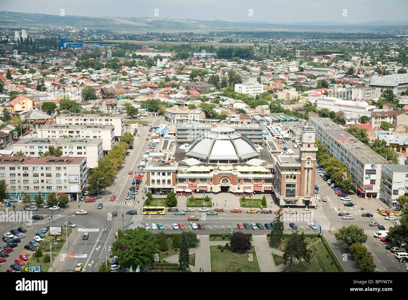 Luftaufnahme von Bukarest Rumänien Stockfoto