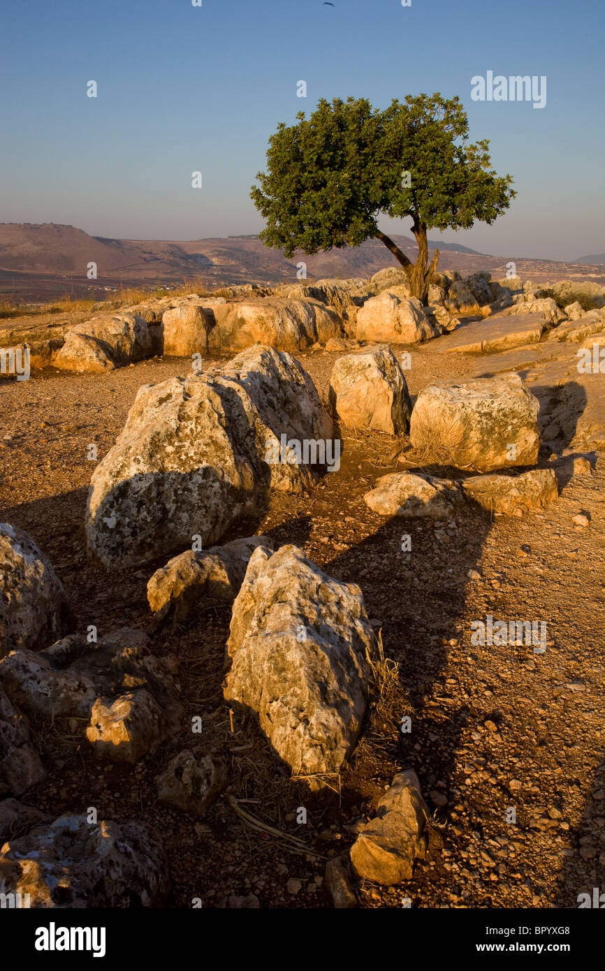 Foto von der Arbel-Berg bei Sonnenaufgang Stockfoto