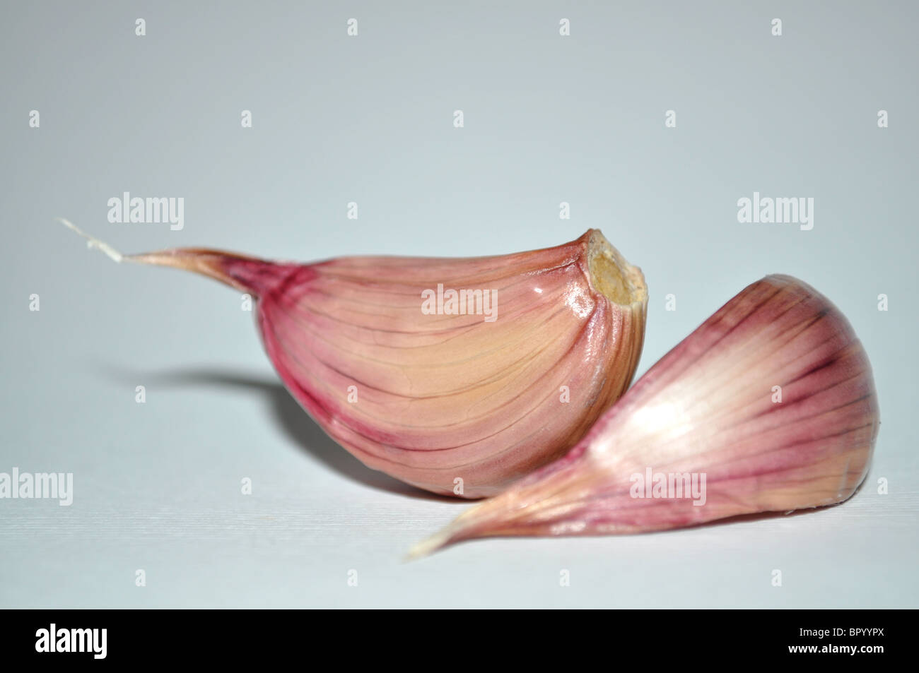 Knoblauchzehen Stockfoto