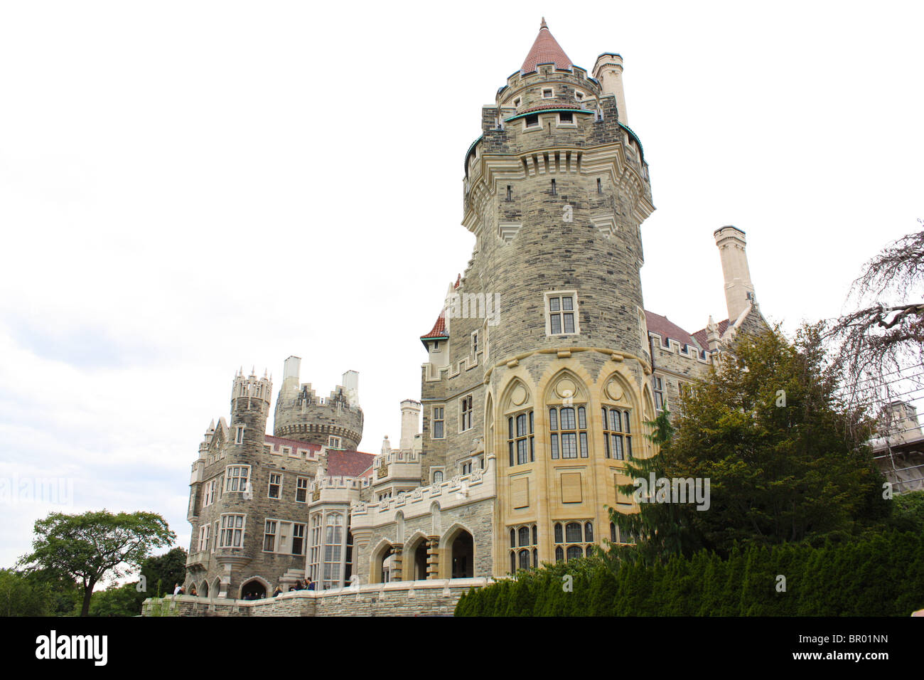 Casa Loma Schloss außen außerhalb Stockfoto