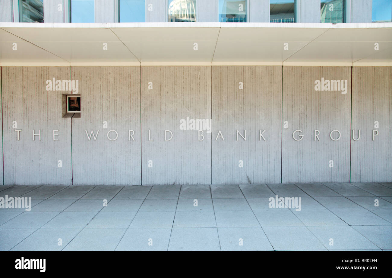 Die Weltbank, Pennsylvania Avenue, Washington, Vereinigte Staaten von Amerika Stockfoto