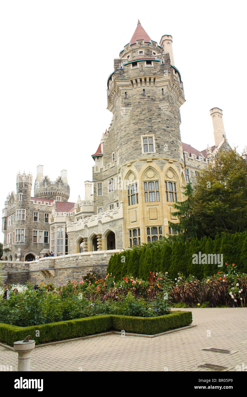 Casa Loma Schloss außen außerhalb Stockfoto