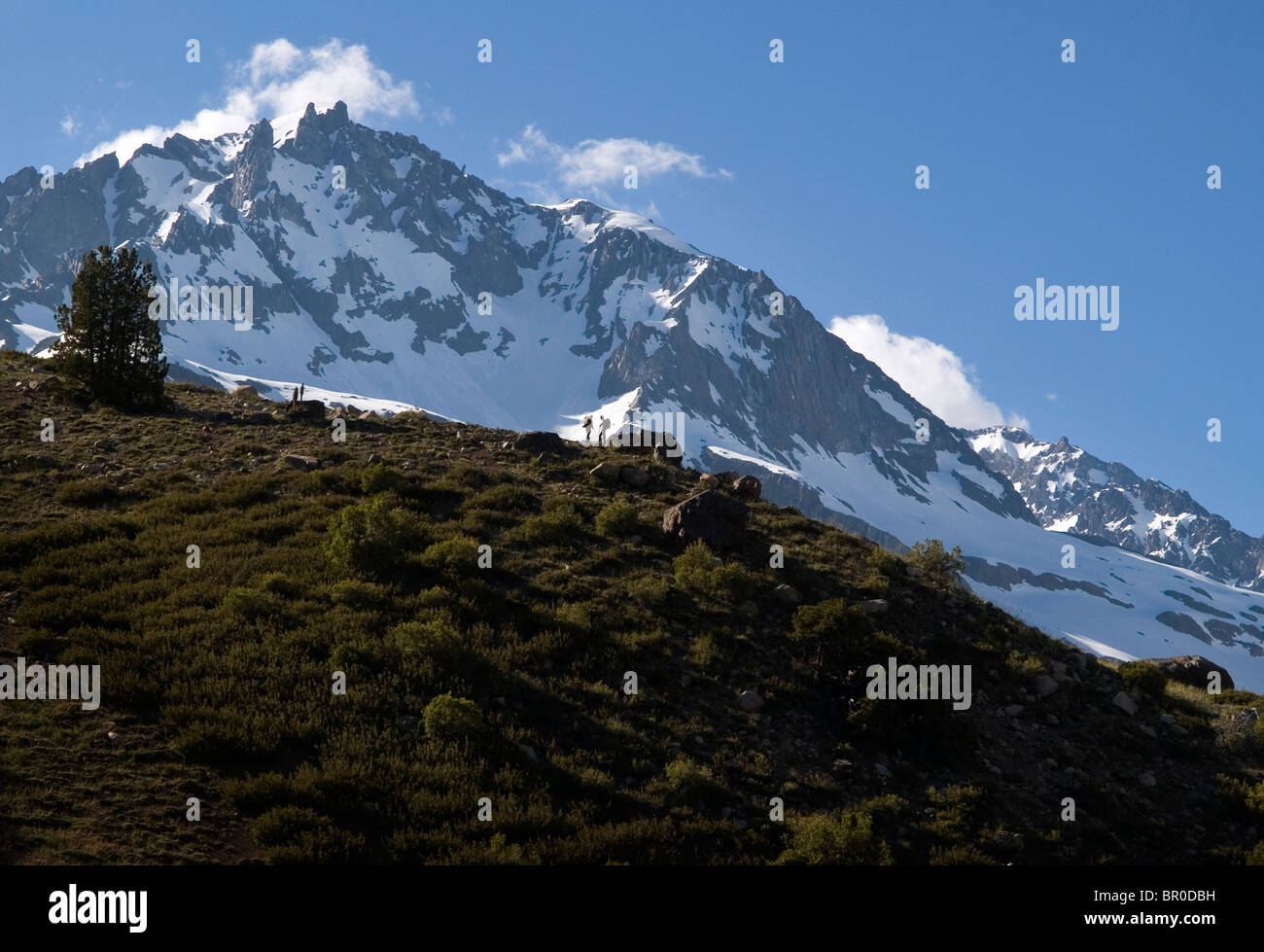 Cordon Granito Expedition, chilenischen Anden Stockfoto