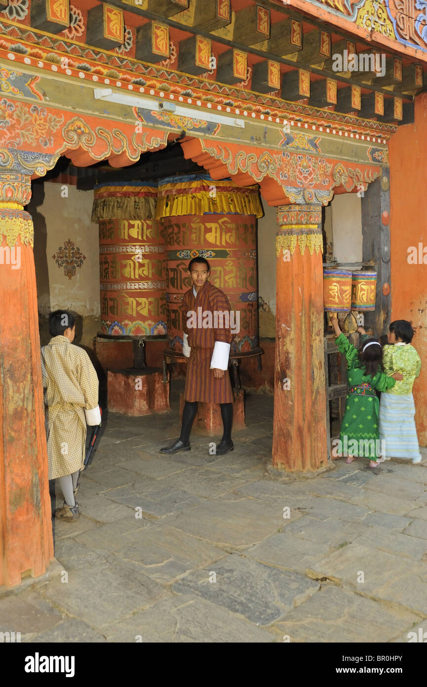 Jambay Lhakhang Tempel, Bumthang, Bhutan Stockfoto