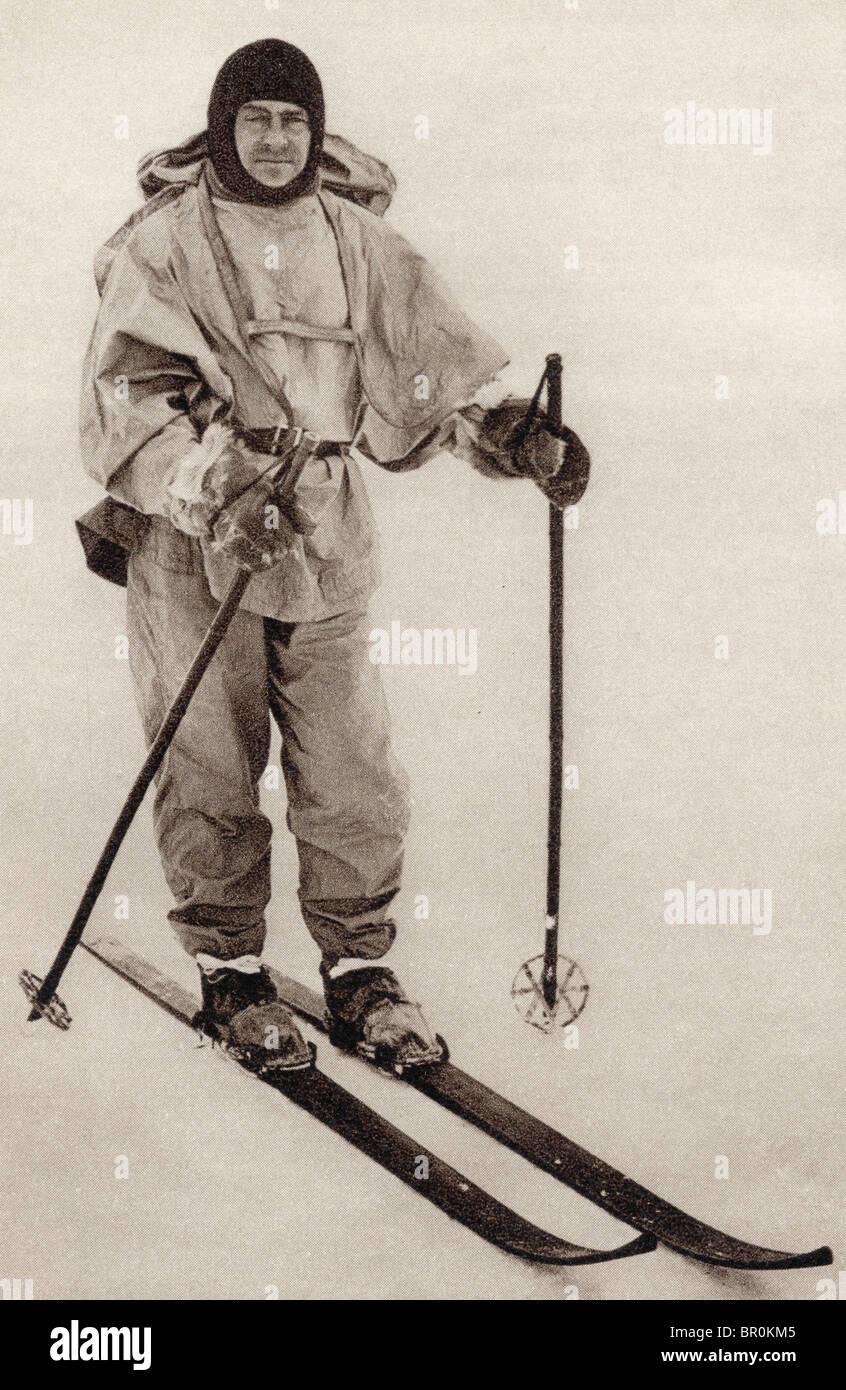 Captain Robert Falcon Scott, 1868 bis 1912. Offizier der britischen Royal Navy und Antarctic Explorer. Stockfoto