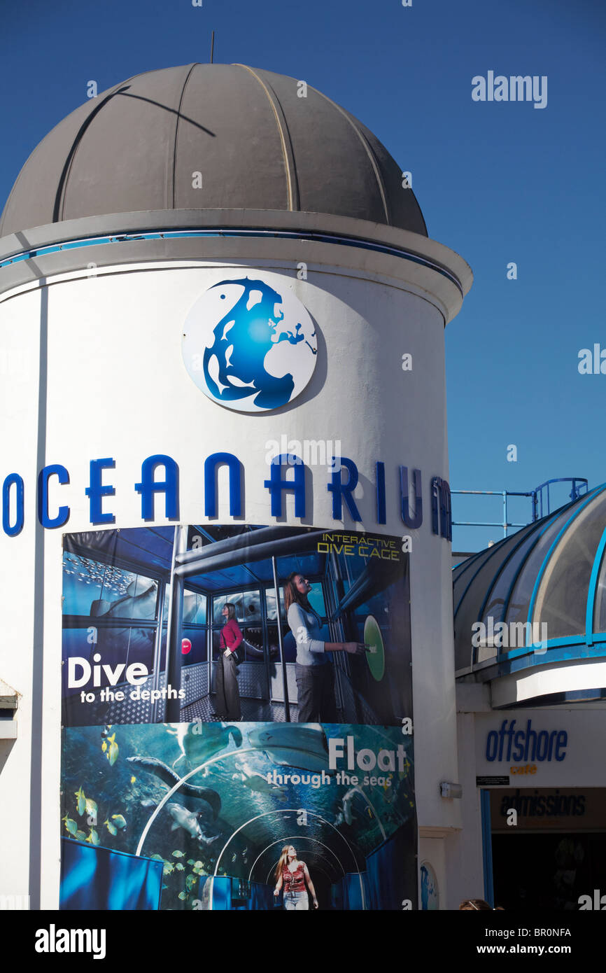 Oceanarium das Bournemouth Aquarium am Pier Approach, Bournemouth, Dorset, Großbritannien im August Stockfoto
