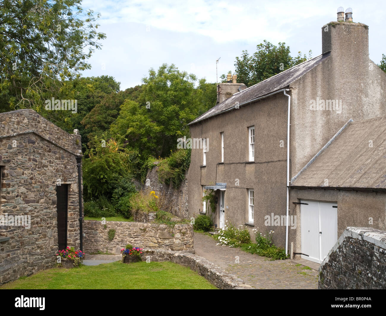 Ein Ferienhaus in der Nähe von St Davids Cathedral, Pembrokeshire West Wales UK Stockfoto