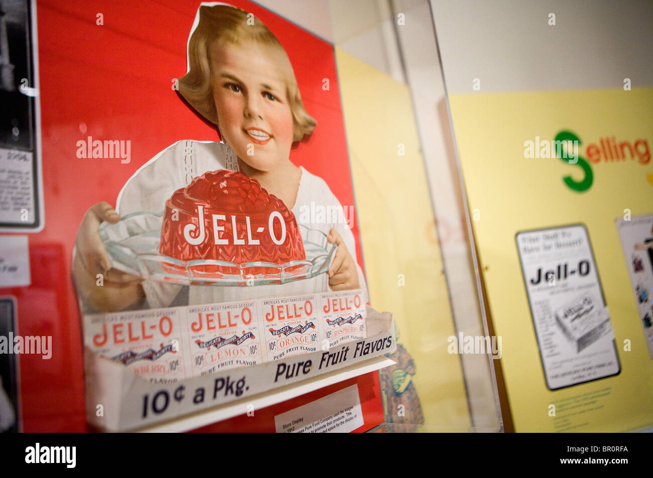 Jell-o Museum in LeRoy, New York. Stockfoto