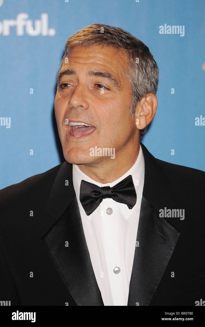 GEORGE CLOONEY U.S. Schauspieler im August 2010. siehe Beschreibung unten. Foto Jeffrey Mayer Stockfoto