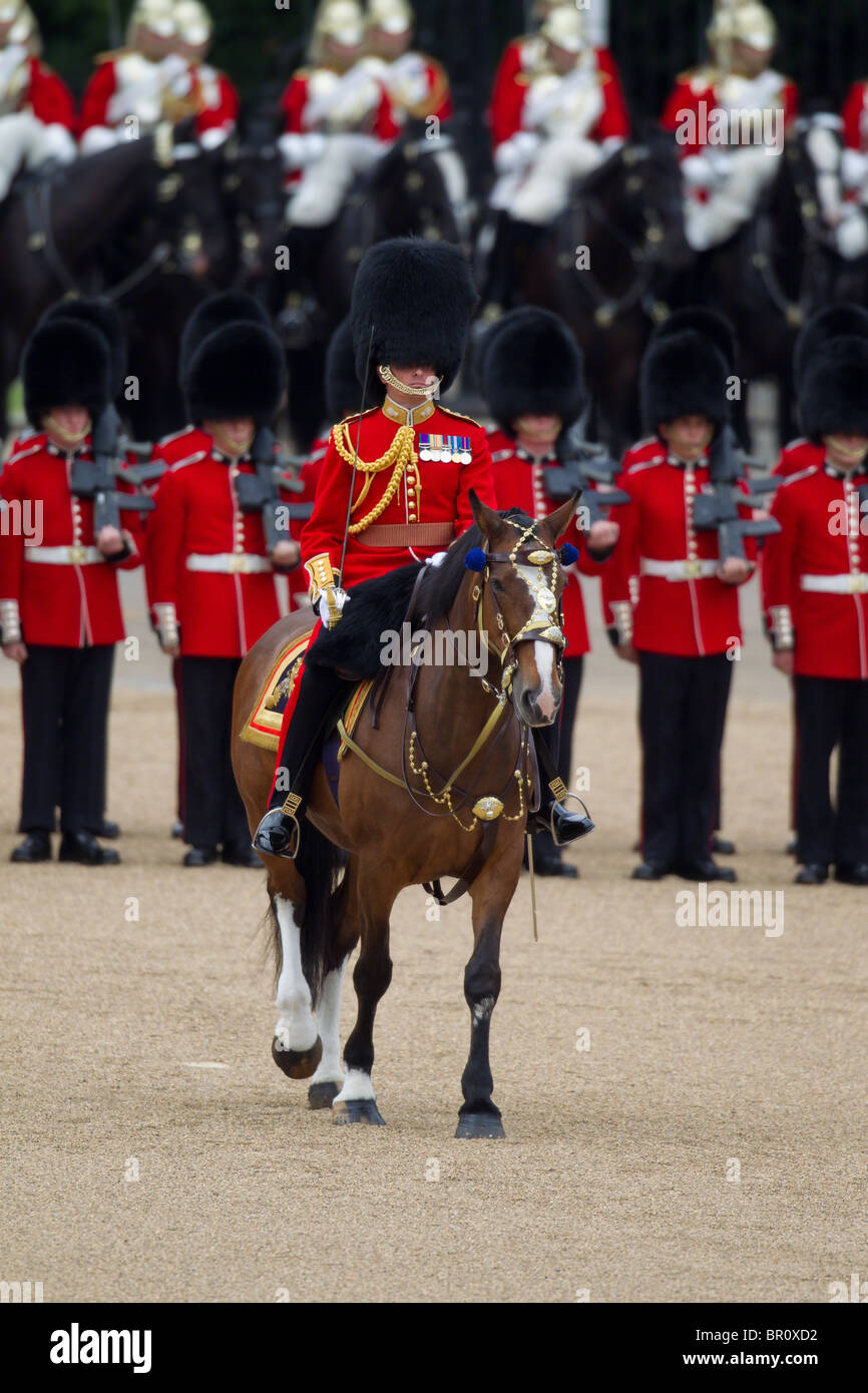 "Roly" Walker, Offizier, Kommandeur der Parade. "Trooping die Farbe" 2010 Stockfoto