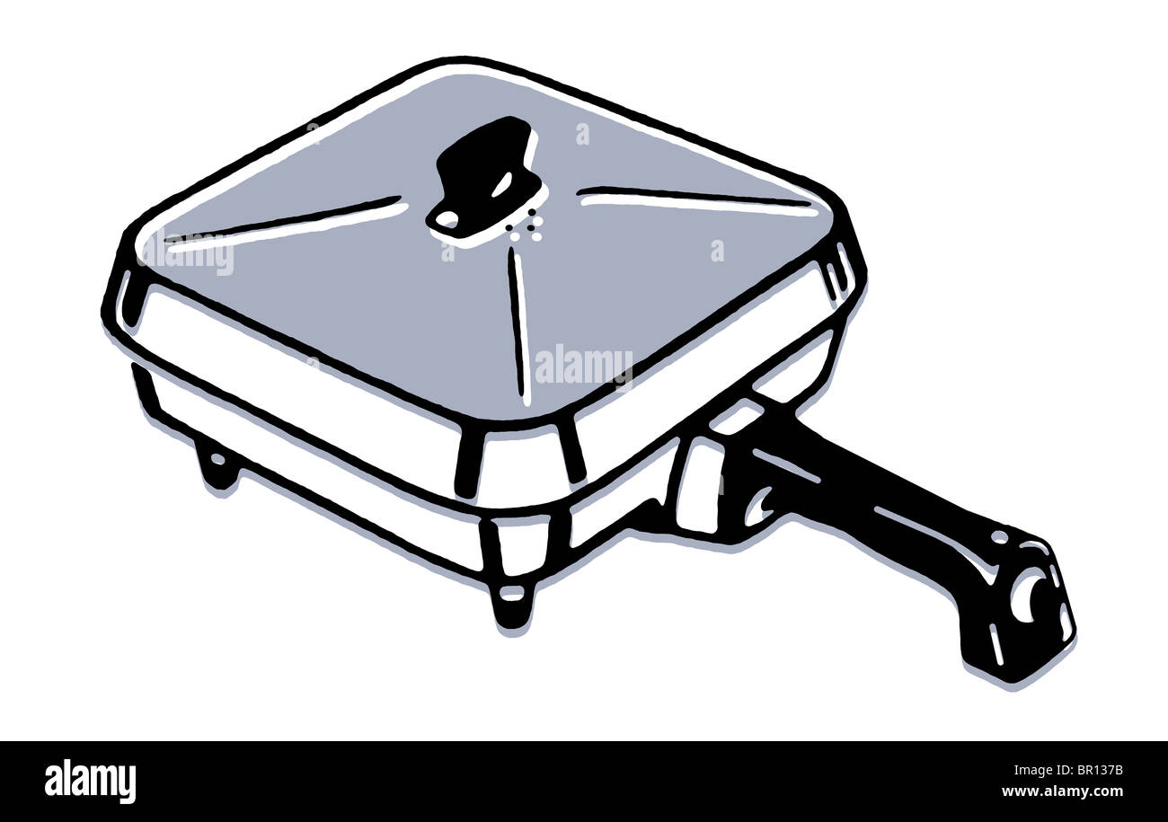 Ein Vintage Pfanne Stockfoto