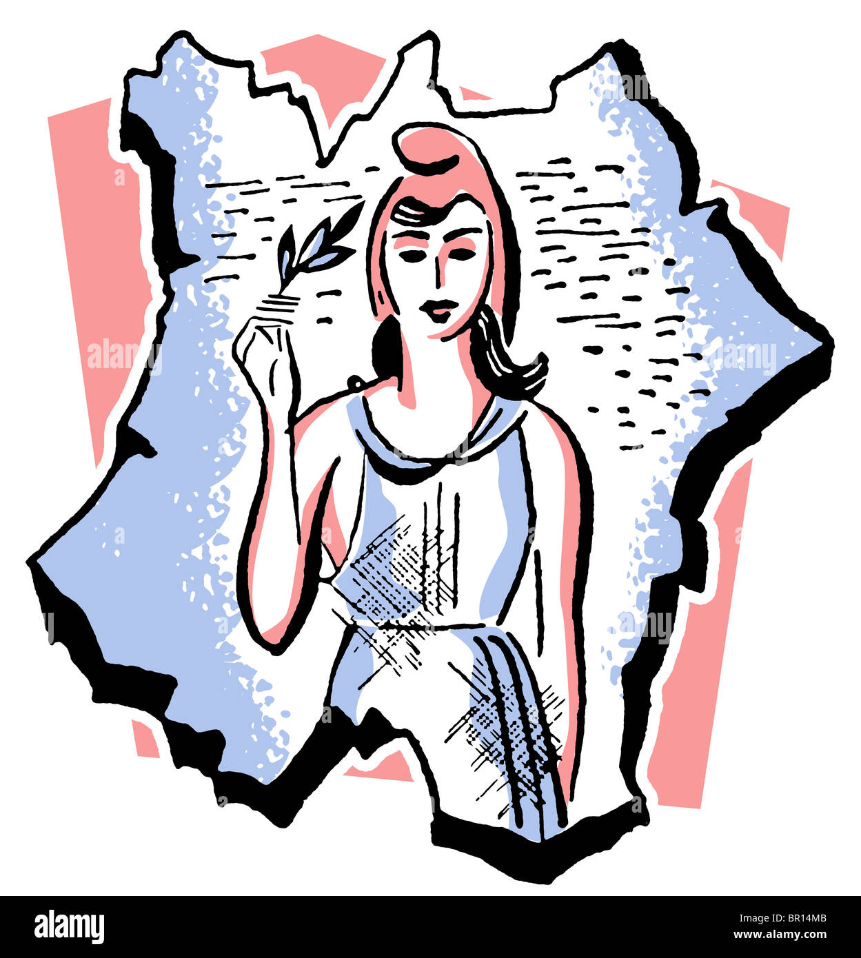 Ein Vintage Porträt Stockfoto