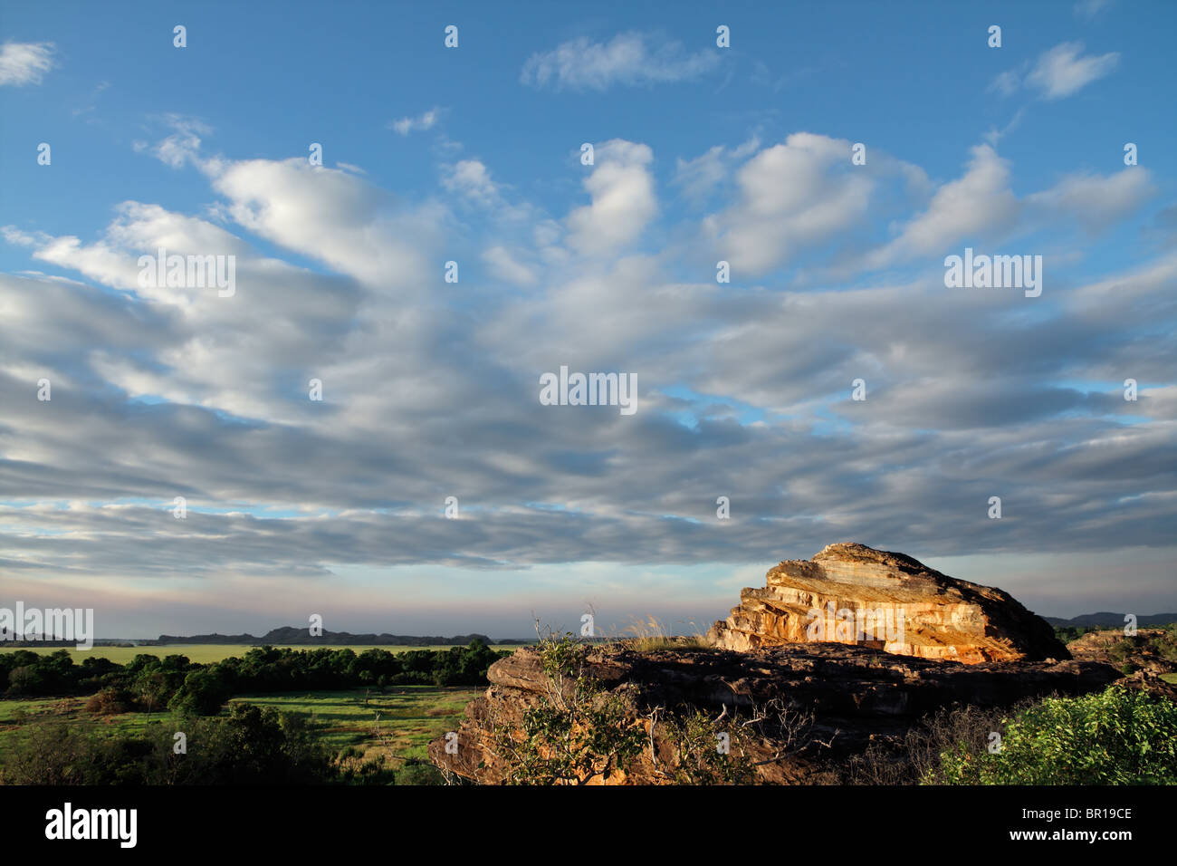 Landschaft am Ubirr, Kakadu-Nationalpark, Northern Territory, Australien Stockfoto