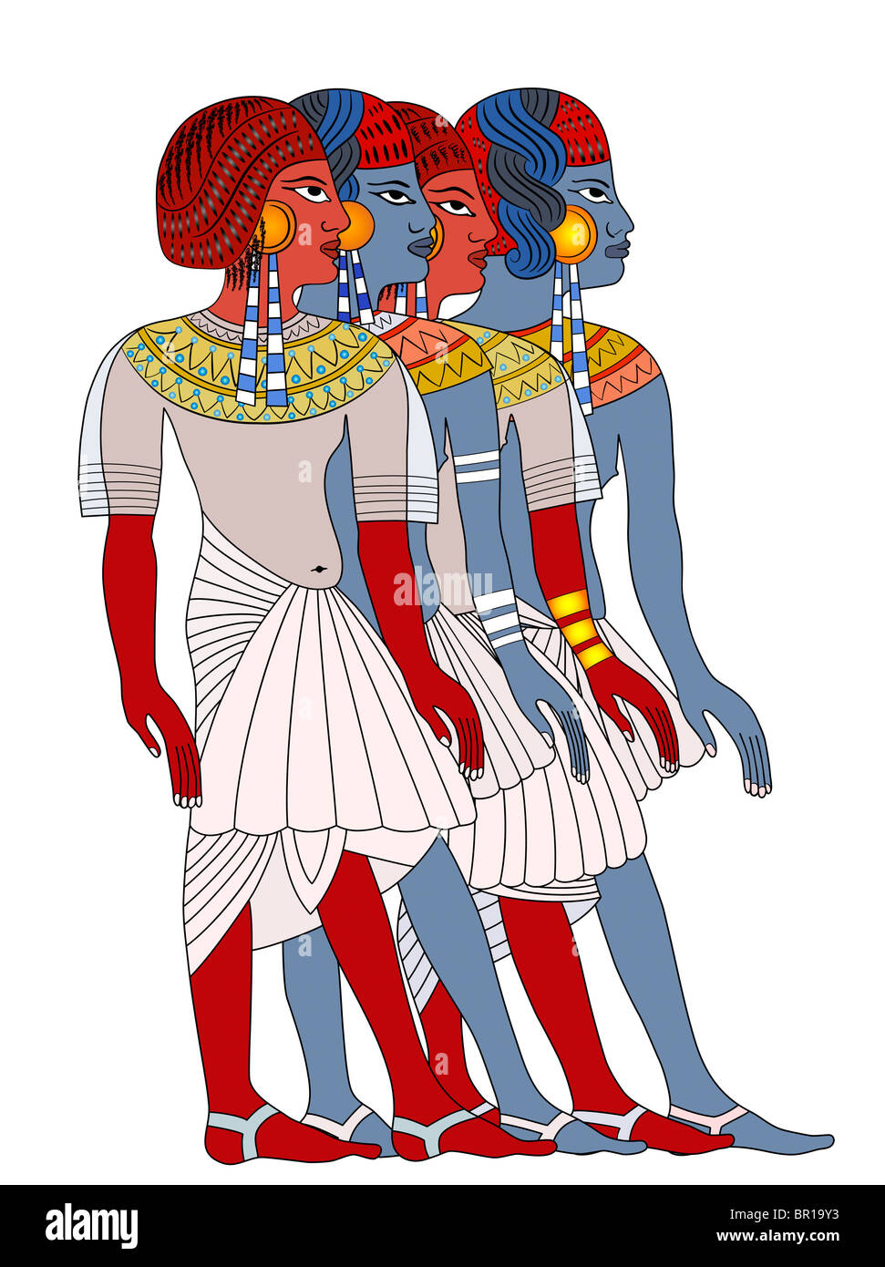 Frauen im alten Ägypten Stockfoto