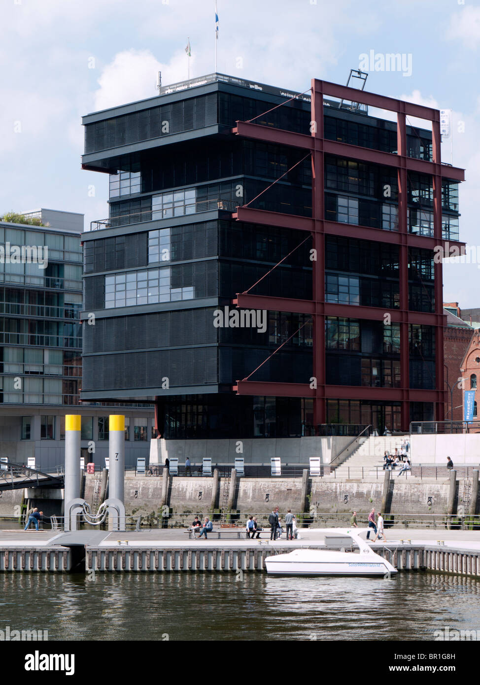 Modernes Büro von China Shipping gebaut im Sandtorhafen in der neuen Hafencity Immobilienentwicklung in Hamburg Deutschland Stockfoto