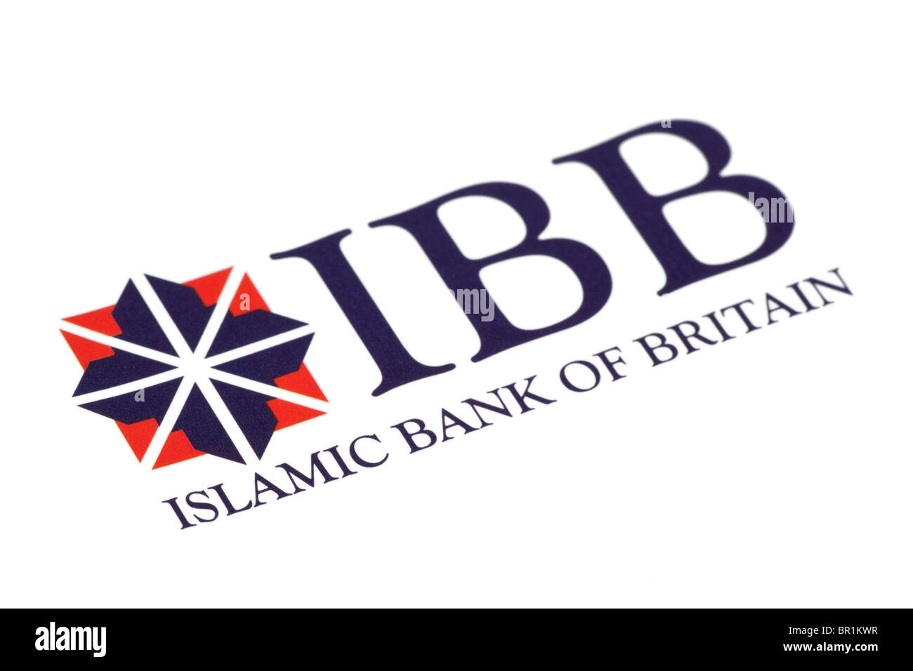 Islamische Bank von Großbritannien logo Stockfoto