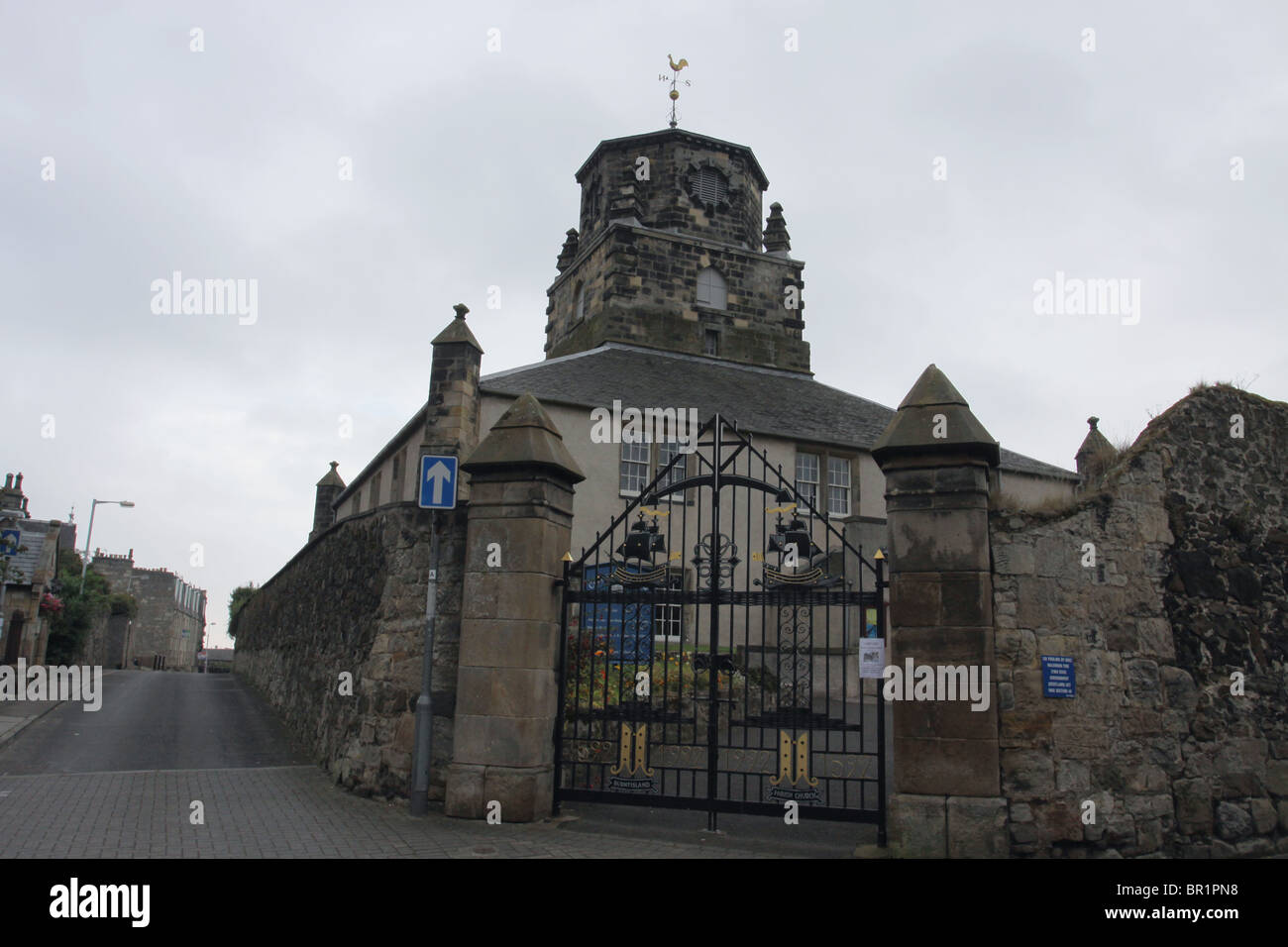 Die Außenseite des burntisland Pfarrkirche fife Schottland september 2010 Stockfoto