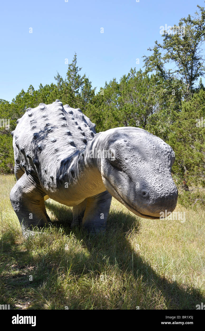 Saltasaurus Dinosaurier Welt, Glen Rose, Texas, USA Stockfoto