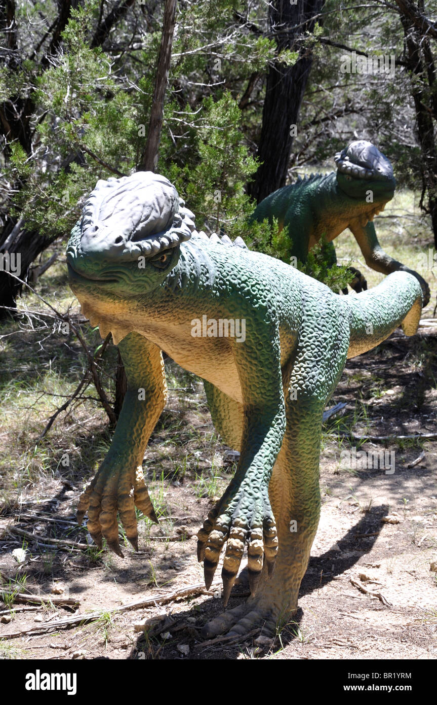 Stegoceras, Dinosaur World, Glen Rose, Texas, USA Stockfoto