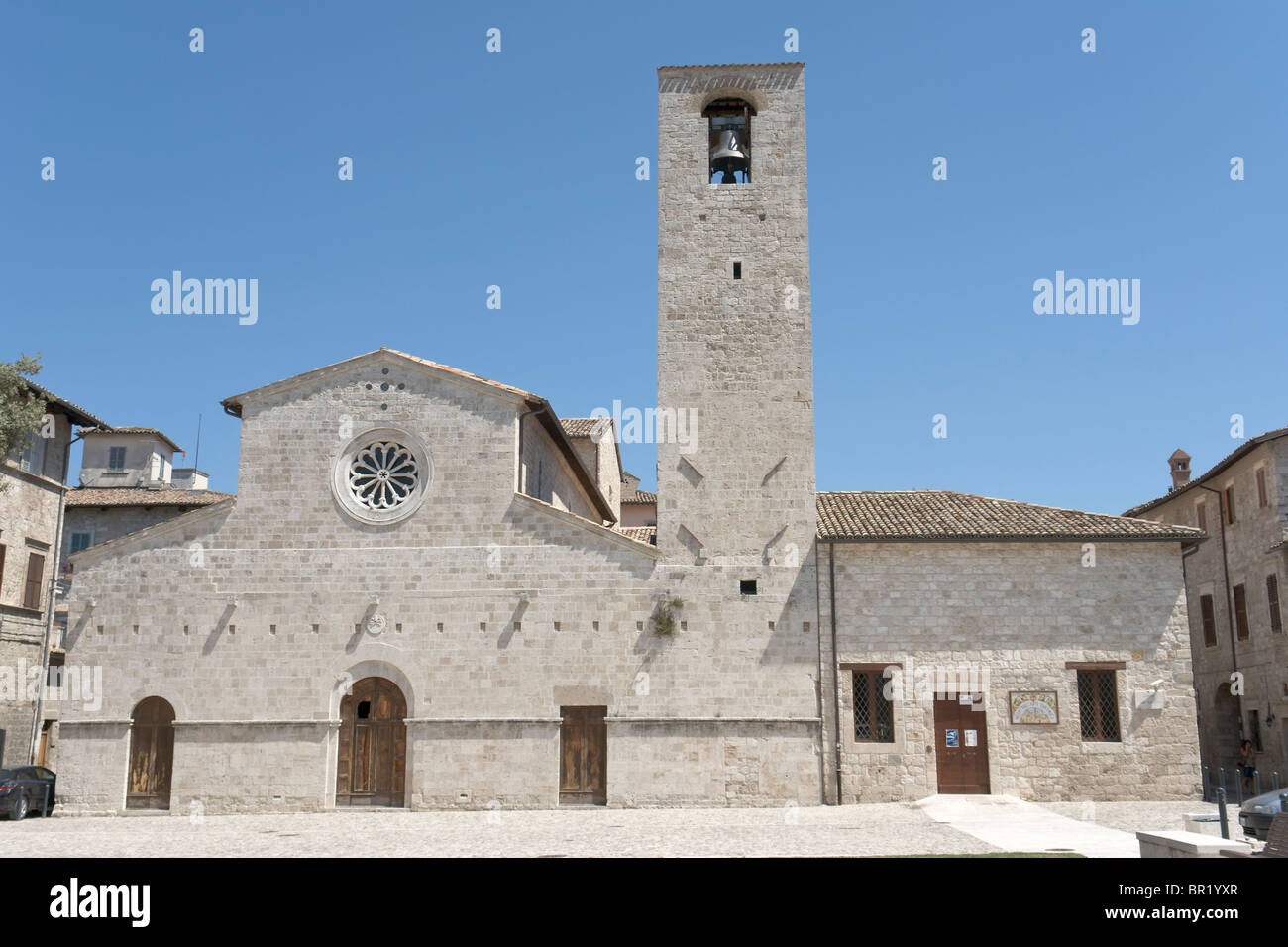 San Tommaso Apostolo, Ascoli Piceno, Italien Stockfoto