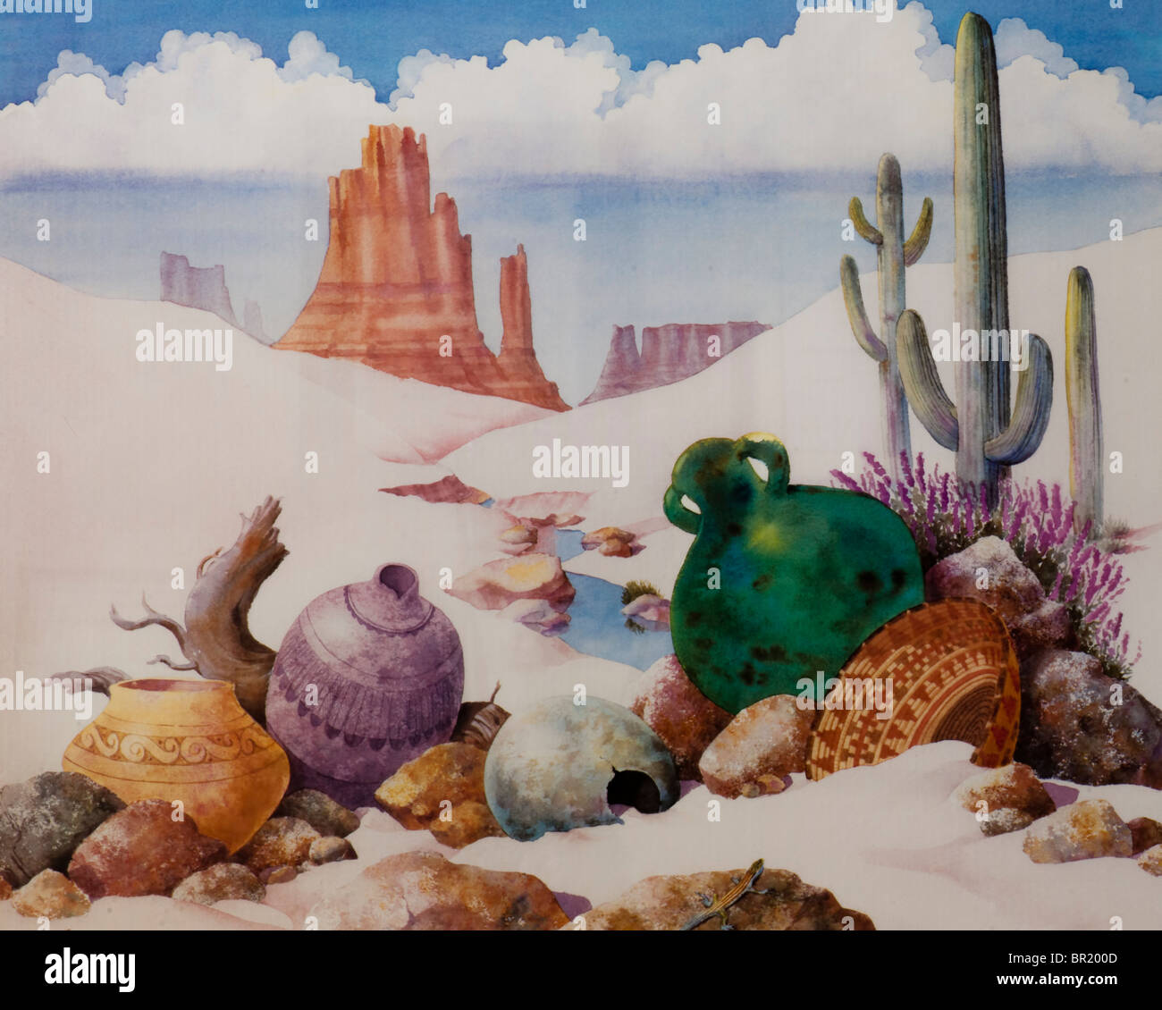 Native American Art Stockfoto