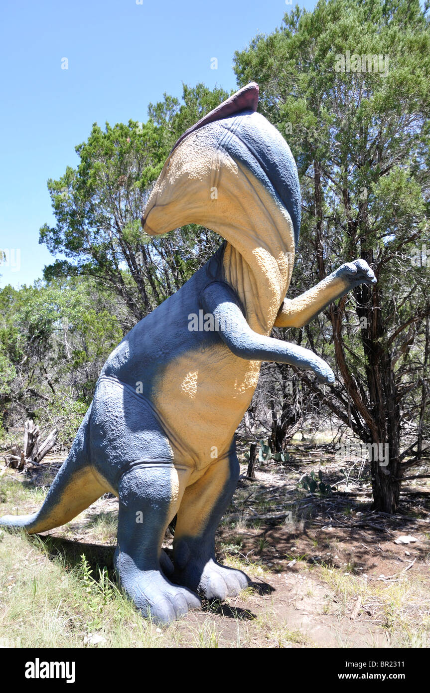 Brachylophosaurus Dinosaurier Welt, Glen Rose, Texas, USA Stockfoto