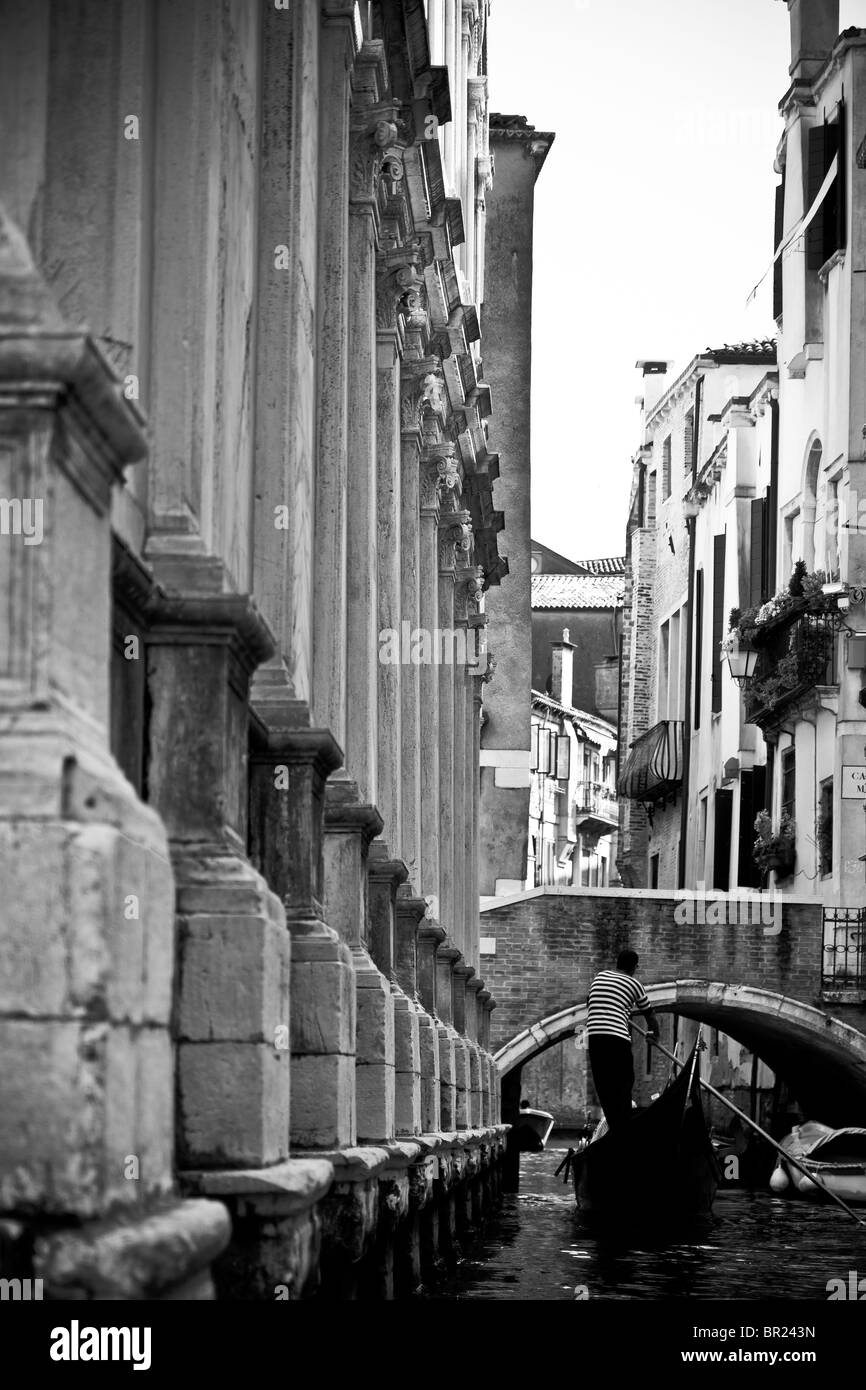 Venedig-Wasserstraße Stockfoto