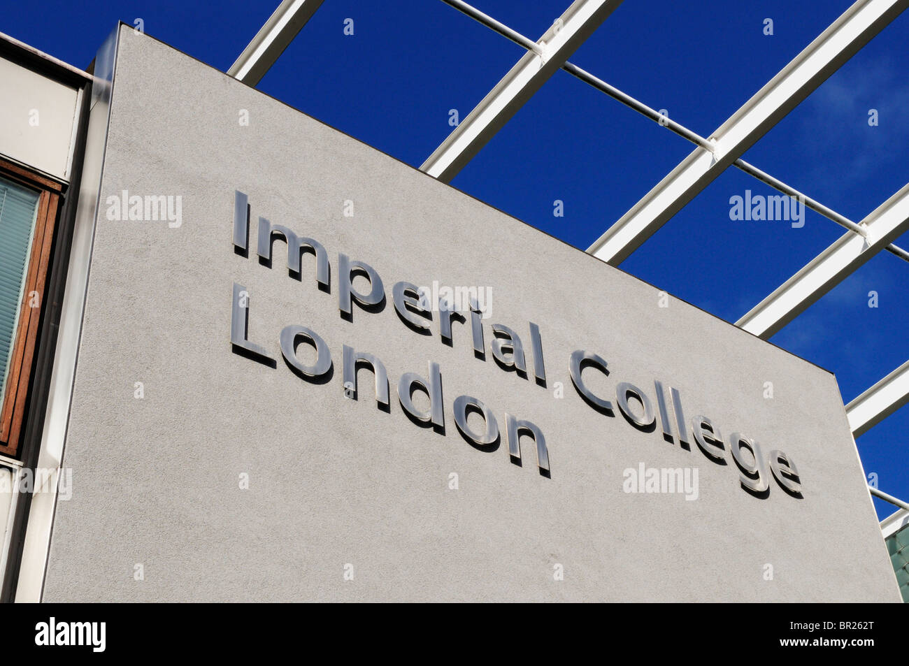 Imperial College London Zeichen, London, England, UK Stockfoto