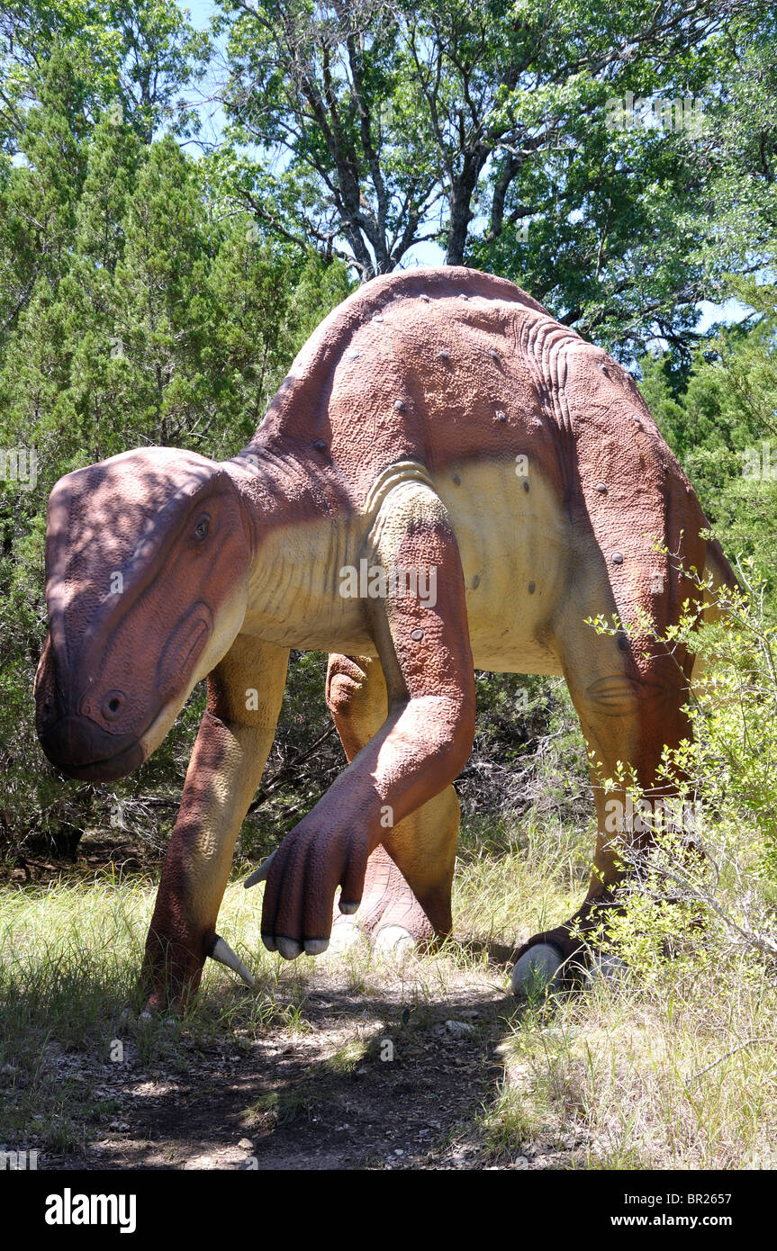 Iguanodon. Dinosaur World, Glen Rose, Texas, USA Stockfoto