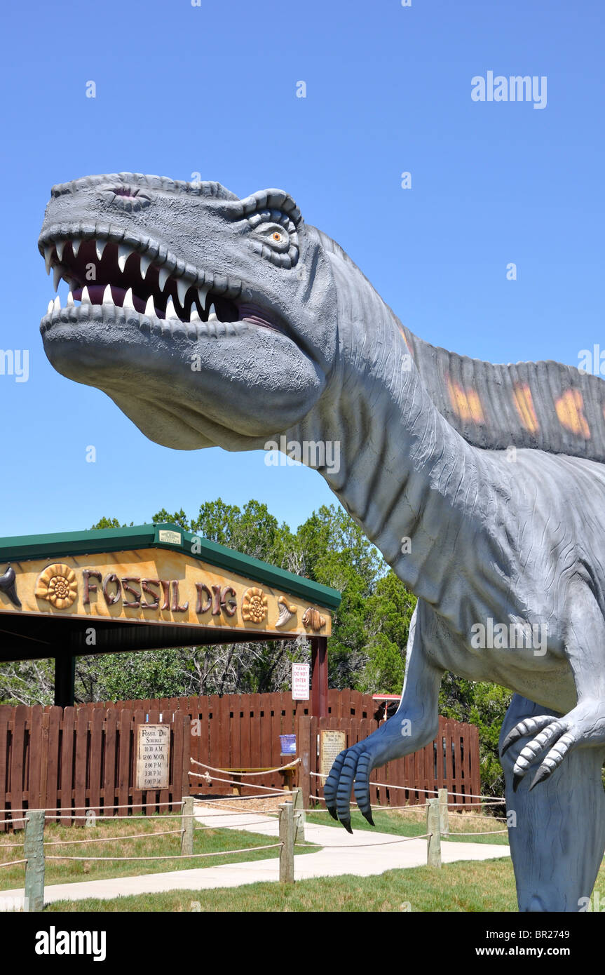 Dinosaur World, Glen Rose, Texas, USA Stockfoto