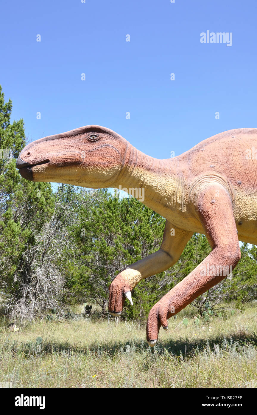 Iguanodon, Dinosaur World, Glen Rose, Texas, USA Stockfoto